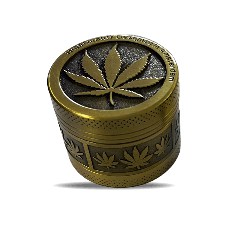 Grinder métal or / bronze / chrome