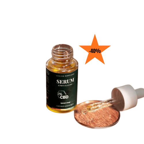 Sérum CBD visage Détentes Cellulaire 30ml L'atelier Populaire