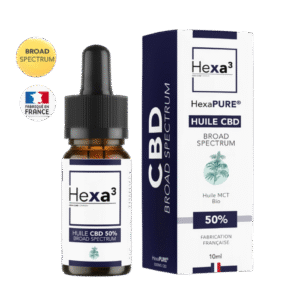 Huiles CBD 50% Broad Spectrum 10ml HEXA3