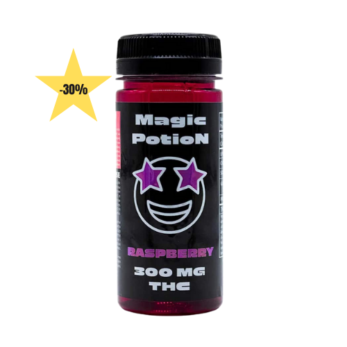 Sirop THC Magic potion 300mg Raspberry SPLIFF