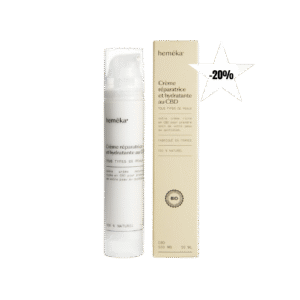 Crème réparatrice hydratante CBD 1% HEMEKA 50 ml